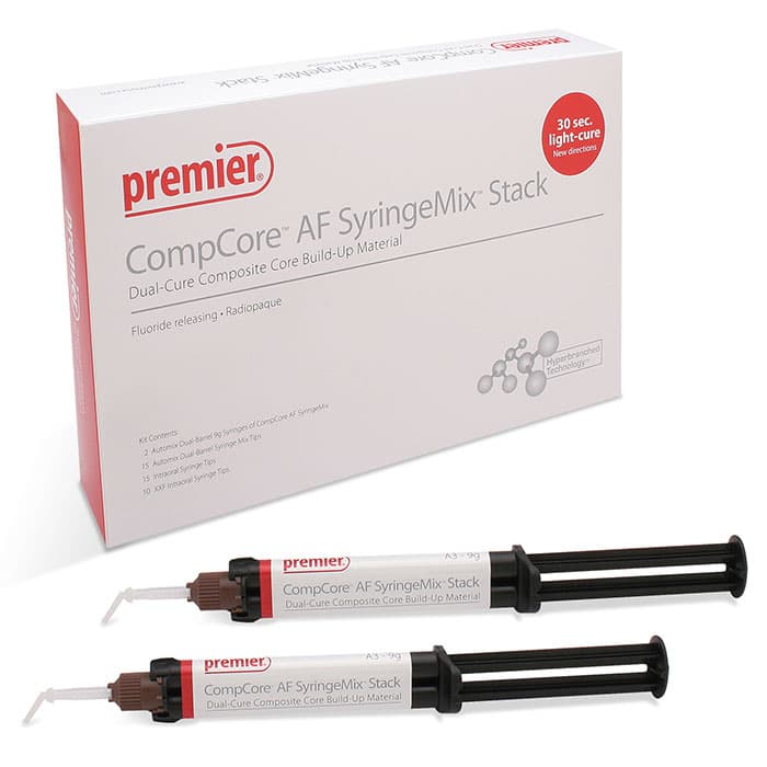 CompCore AF Dual-Cure Core Build-Up Material, White Refill Package, 50 g Cartridge, 25 Mix Tips, 25 Intraoral Tips, 10 Accor Matrices, #3001432 thumbnail 27