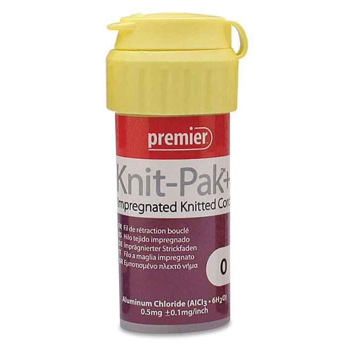Premier Knit-Pak+ Impregnated Knitted Retraction Cord, Aluminum Chloride, Size #0, Purple, 100", 1/Pk, 9007563 thumbnail 16