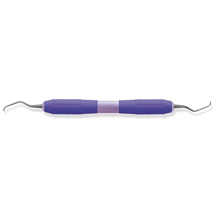 Premier Big Easy® Ultralite™ Mini Pocket Scaler, Gracey #3/4, Double End, Purple Silicone Handle, 1/Pkg, #05671 thumbnail 4