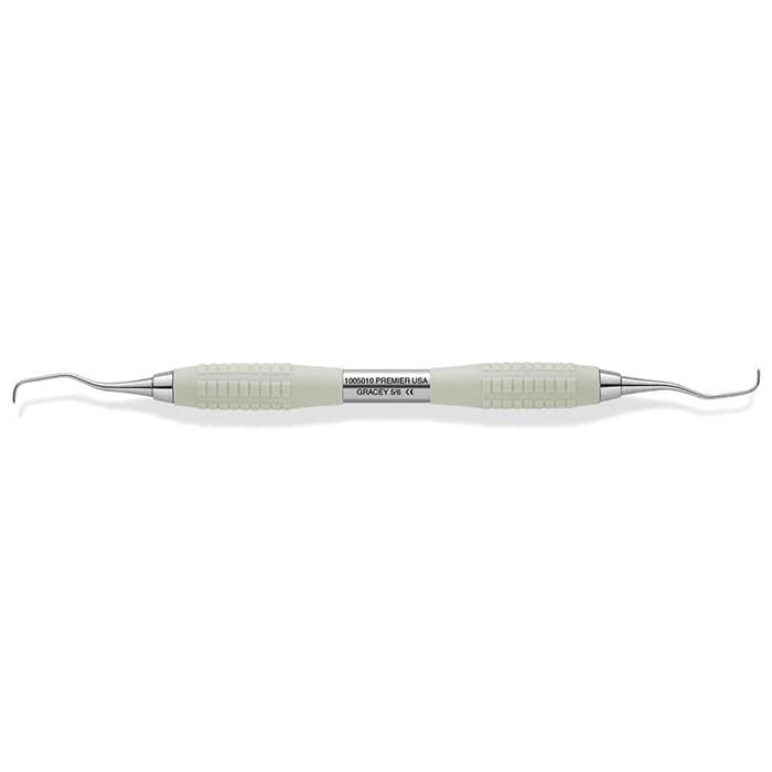 Premier Big Easy Gracey Curette 13/14, Silicone Gray Handle, #1005025 thumbnail 8
