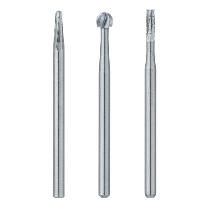 Meisinger Tungsten Carbide Bur #557, HM31 Straight Fissure Cross Cut, FG Extra Long (Surgical), 1.0 mm Diameter, 5/Pkg thumbnail 6