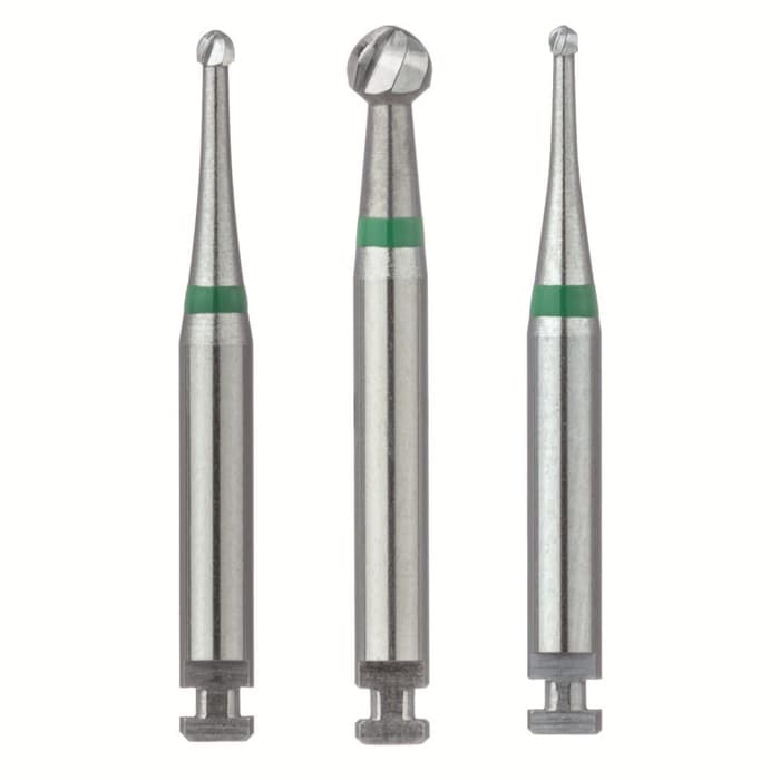 Meisinger HM1S Tungsten Carbide Bur, Round, RA (Right-Angle), #6S, 1.8 mm, 5/Pkg thumbnail 5