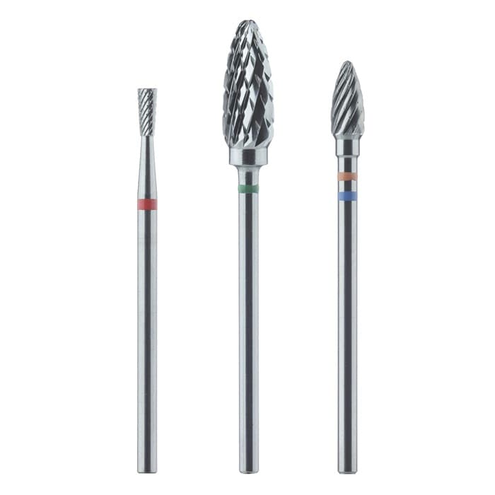 Meisinger Tungsten Carbide Cutter, X-Cut Medium, Tapered Fissure, Round End, HP, 2.3 mm Diameter, 11.5 mm Head Length, Blue Ring, HM 23GX-023 thumbnail 8