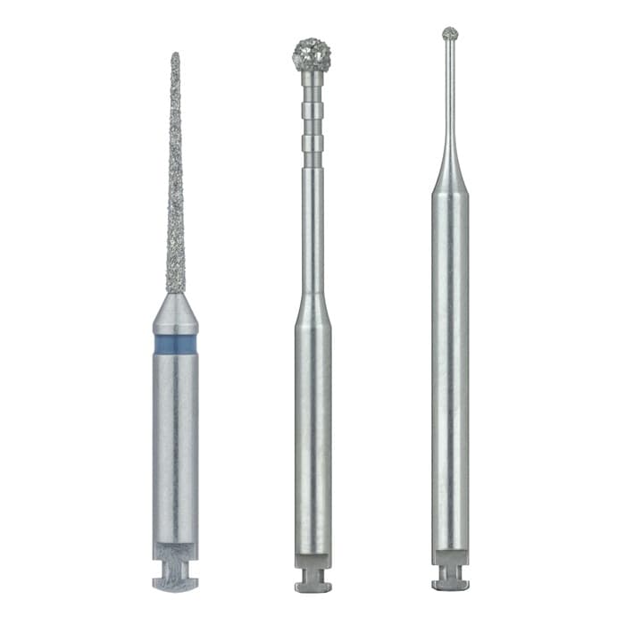 Meisinger RA Surgical Diamond Bur, Degranulation, Medium Grit, 1.0mm, Right Angle X-Long, 2/Pk, 801LD-010 thumbnail 2