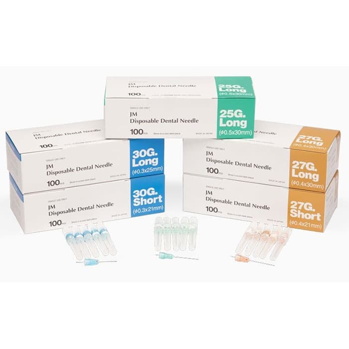 J. Morita Disposable Dental Needle, 27 Gauge Short (21mm), Plastic Hub with Bevel Indicator, Yellow, 100/Box, 20-27GS thumbnail 24