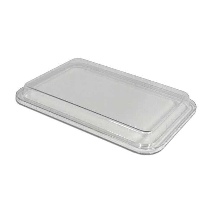 Zirc Mini Tray Plastic Cover, Non-Locking, Clear, F Size, 9-5/8" x 6-5/8" x 7/8", 1/Pk, 20Z102 thumbnail 13