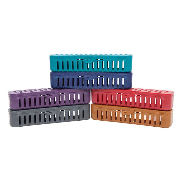 Zirc Compact Steri-Container, Blue, 7-1/8" x 1-1/2" x 1-1/2", Holds 8-12 Instruments, Autoclavable, 50Z905B thumbnail 18