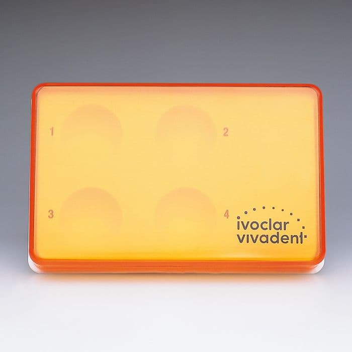 Ivoclar Vivadent Vivapad Reusable Plastic Mixing Well with Light-Protective Orange Cover, 4 Wells, 1/Pk, 533648 thumbnail 13