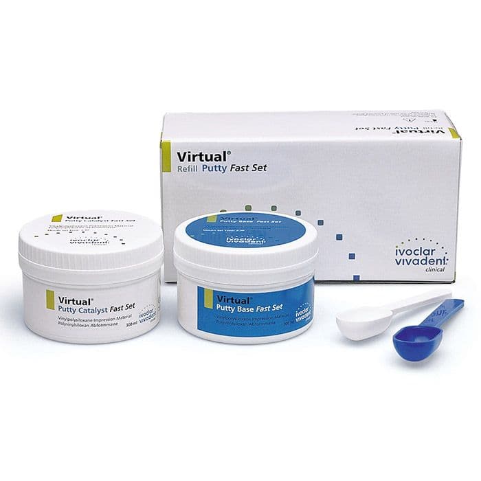 Virtual® Hydrophilic VPS Impression Material Putty Refill, Fast Set, 2 x 300 mL (Base & Catalyst), #768528 thumbnail 12