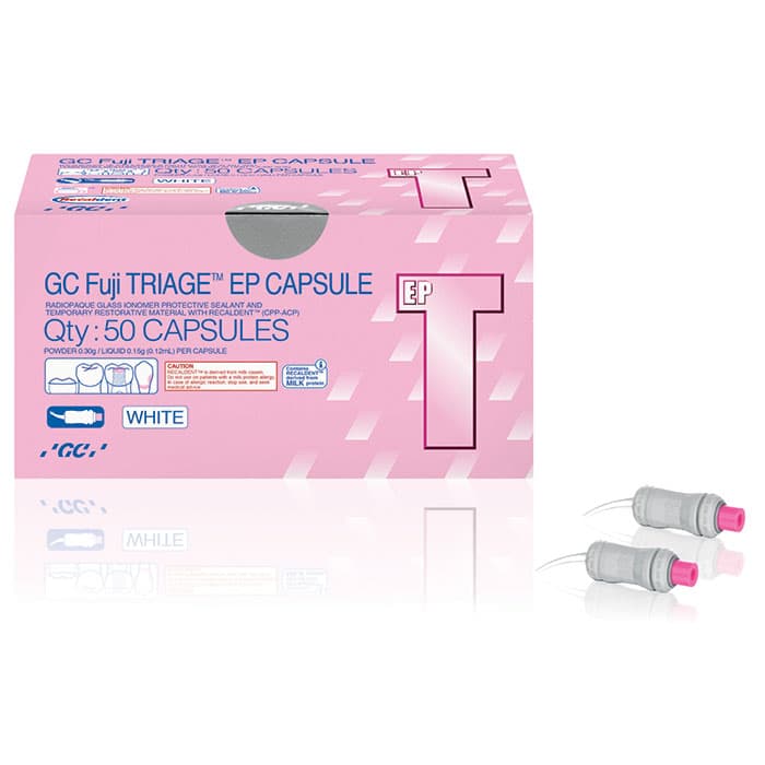 GC Fuji TRIAGE EP Glass Ionomer Pit & Fissure Sealant, White, 50 Capsules/Box, 013605 thumbnail 9
