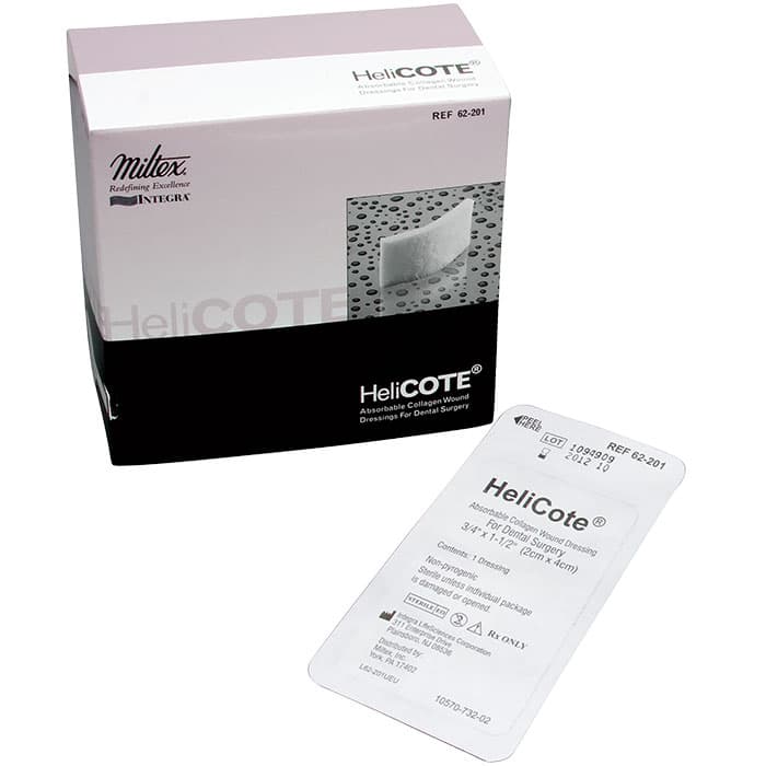 HeliCOTE Absorbable Collagen Wound Dressing, Sterile, 3/4" x 1.5" (1.9 cm x 3.8 cm), 10/Pkg, 62-201 thumbnail 12