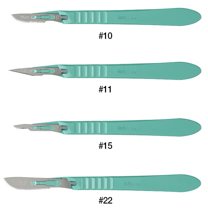 Miltex-Integra #22 Disposable Scalpel, Stainless Steel, Sterile, Box of 10, 4-422 thumbnail 9