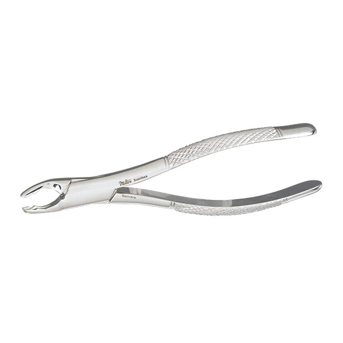 Miltex 151 1/2S Extracting Forceps, 4-1/2", Petite, Universal, Spring Handle, Stainless Steel thumbnail 3