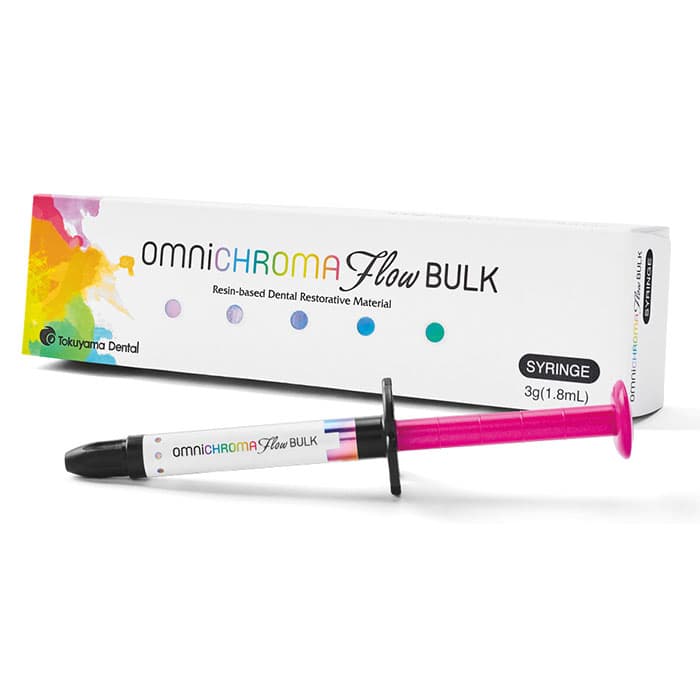Tokuyama OMNICHROMA Flow BULK Flowable Composite, Light-Cure, Syringe Refill, Universal Shade, 3 g (1.8 mL), 1 Syringe with 10 Tips, 10221 thumbnail 19