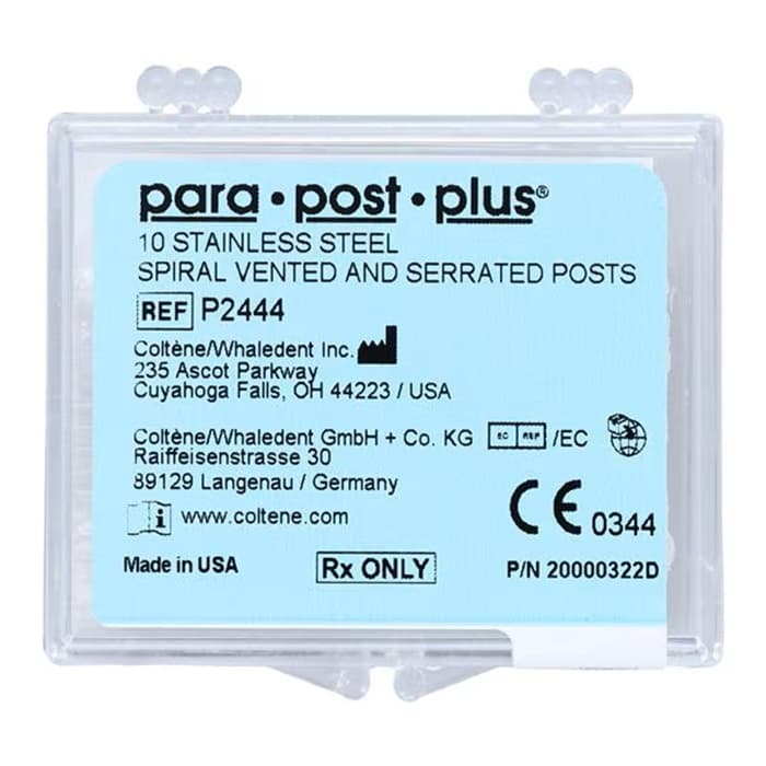 ParaPost Plus Stainless Steel Endodontic Post, Size 6 (0.060"/1.5mm), Black, 10/Pk, P2446 thumbnail 13