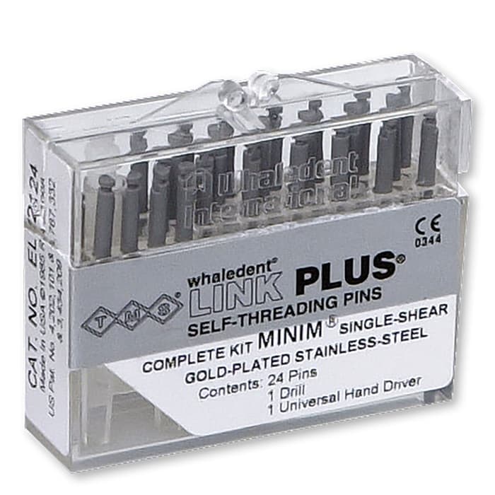TMS Link Plus Self-Threading Pins, Titanium Alloy, Double-Shear, Minim, 0.021" (0.525 mm), Silver, Bulk Kit of 50, L-842 thumbnail 13
