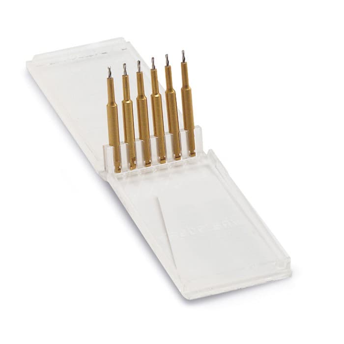 Coltene TMS Kodex Twist Drill, K97, Regular Gold, 0.027" x 0.197" (0.675 mm x 5 mm), Without Depth Limitation, 6/Pk thumbnail 11