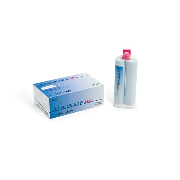 Coltene Jet Blue Bite Bite Registration Vinylpolysiloxane, Super Fast Set, 50 mL Cartridges, 4-Pack Refill (C6497) thumbnail 8