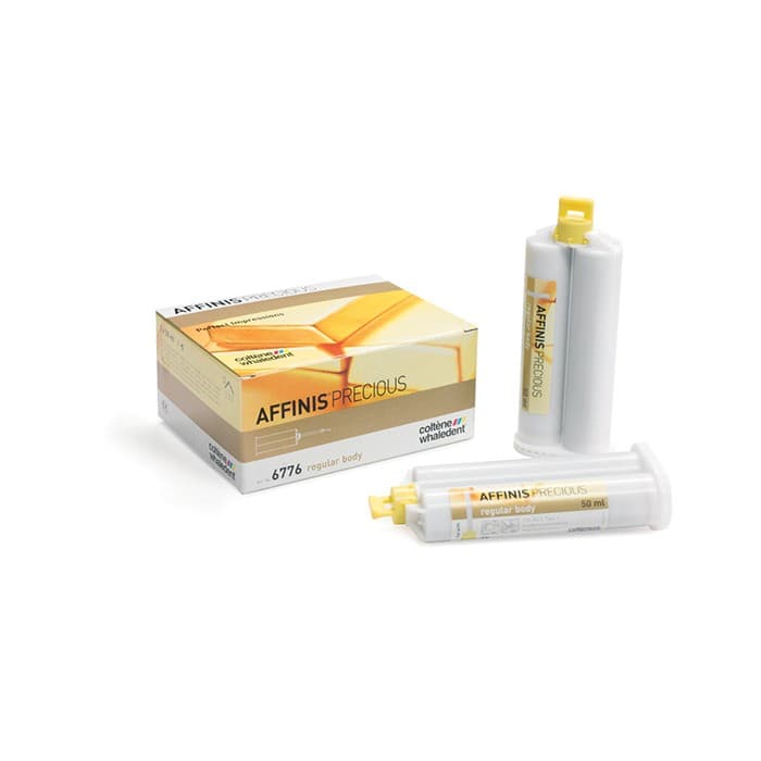 Coltene Affinis Precious Regular Body VPS Impression Material, Gold, 2 x 50 mL Cartridges with 12 Mixing Tips, C6776 thumbnail 15