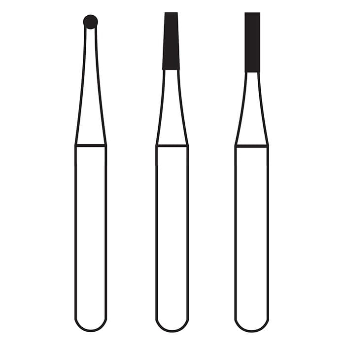 Alpen Carbide Bur FG #171 Tapered Fissure, Friction Grip, 1.2 mm Diameter, 100/Pk thumbnail 6