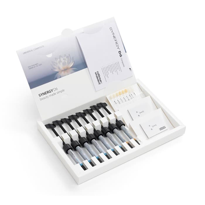 Coltene Synergy D6 Composite Intro Kit, 8 Syringes (6 Dentin/2 Enamel Shades) with Shade Guide thumbnail 2