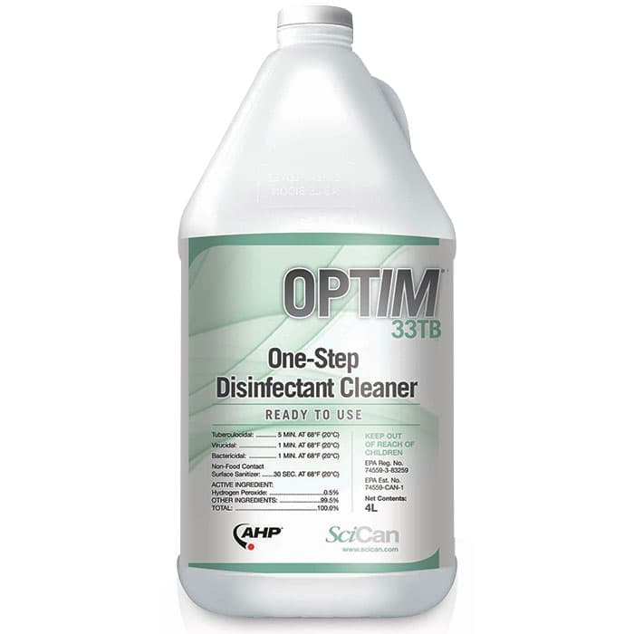 Optim 33TB One-Step Disinfectant Cleaner, 1 Gallon Bottle, OPT33-4X1 thumbnail 15