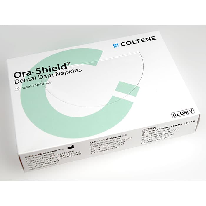 Hygenic Ora-Shield Dental Dam Napkins, Frame Size (Fits 5" & 6" Frames), 50/Box, H01415 thumbnail 13