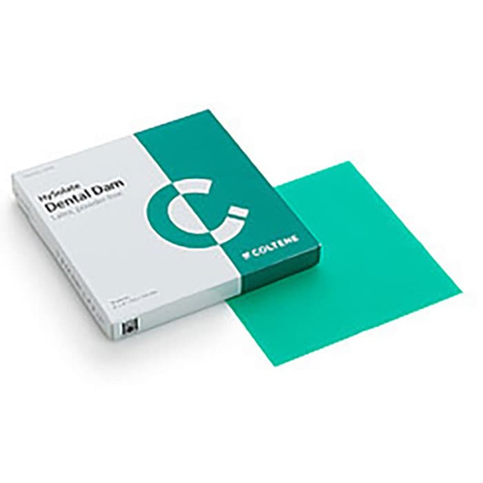 HySolate Latex Dental Dam, 5" x 5" (127 x 127 mm), Green, X-Heavy, Powder-Free, 52/Box, 60034417 thumbnail 9