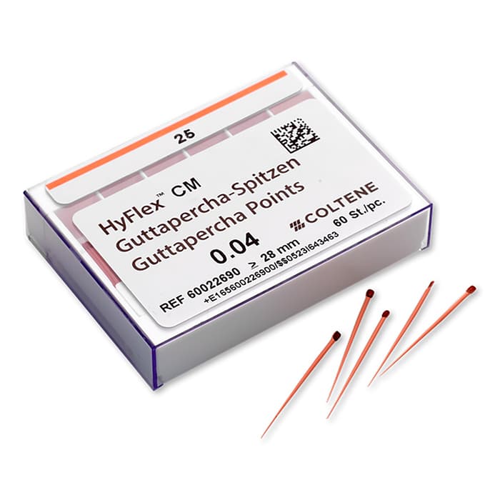 HyFlex CM Gutta Percha Points, .04 Taper, Assorted #20-45, 60/Pk, 60022703 thumbnail 10