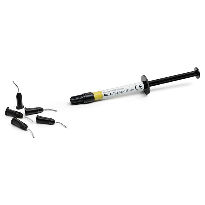 BRILLIANT Bulk Fill Flow Multi-Shade Flowable Composite Syringe, 2.3 g, with 11 Application Needles, Ref 60033280 thumbnail 10