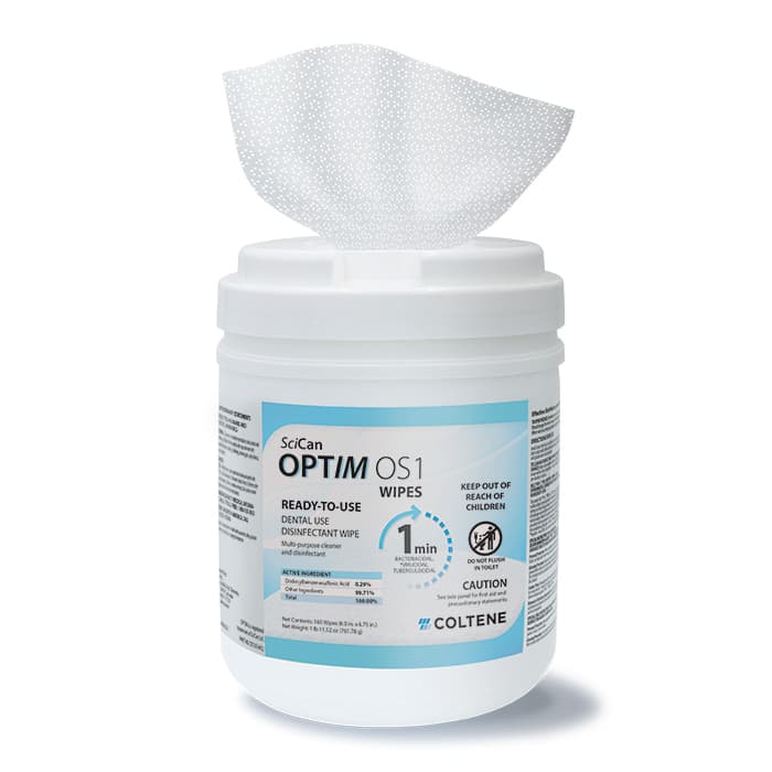 OPTIM OS1 Ready-to-Use Disinfectant Wipes, 6" x 7", 160/Canister, OS1US-W12 thumbnail 9