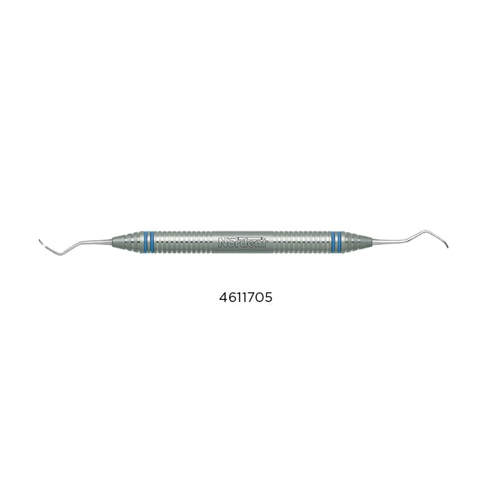 Nordent Classic Universal Curette, University of California Rule #3-4, Double-Ended, DuraLite® Hex Handle thumbnail 2