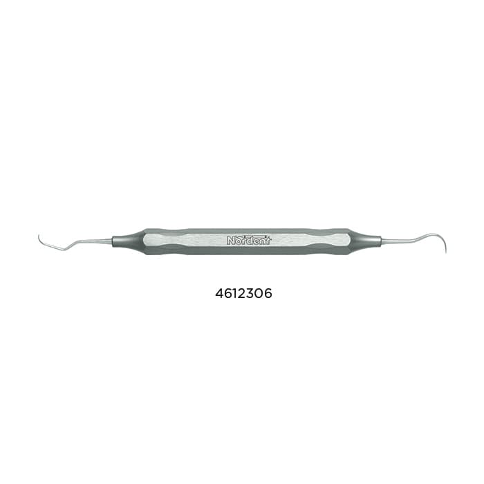 Nordent Classic Scalette Double-Ended Anterior #N137, Mini Blade / Long Shank, Medium Round, Stainless Steel, 1 Each thumbnail 2