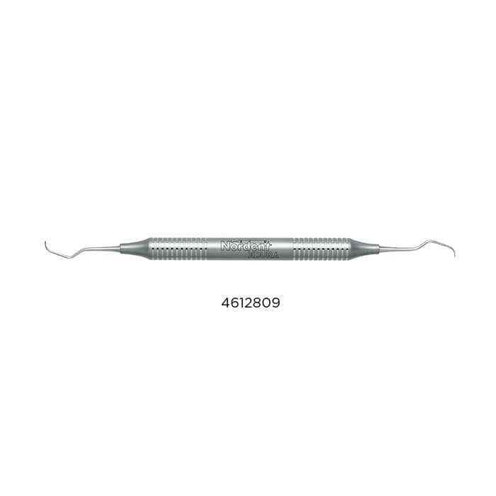 Nordent XDURA Gracey Curettes #7-8 Rigid, DuraLite Round Handle, Double-Ended - XDURA&reg; Gracey Curettes - #7-8 Rigid - DuraLite&reg; Round - Image 1