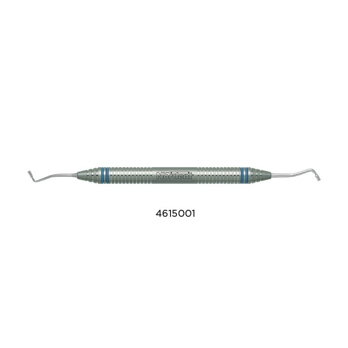 Nordent DuraLite ColorRings Double-Ended Serrated Condenser, 1.5-2.3mm, 50° Angled Shanks - Condensers - Serrated - Condenser (1.5-2.3mm) - DuraLite&reg; ColorRings - Image 1