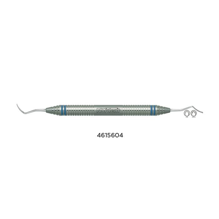 Nordent Gingival Cord Packer #N122 Plain Tips, Opposing Angles, DuraLite ColorRing Handle thumbnail 4