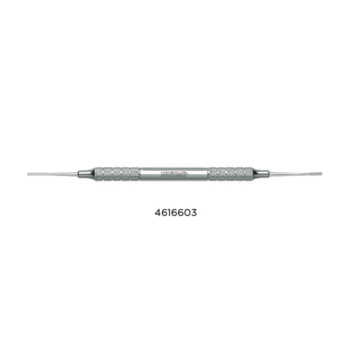 Nordent Wedelstadt Chisel DE #1-2 DuraLite Round Stainless Steel, Double-Ended, 20-15-3 - Wedelstadt Chisel DE DuraLite - Image 1