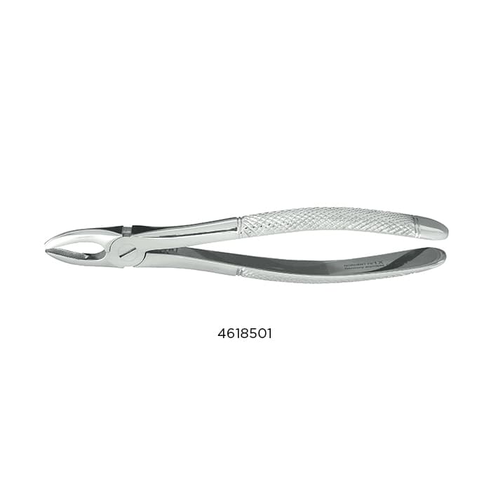 Nordent Extraction Forceps #97, Upper Root Fragments, English Pattern, Serrated Beaks, Handform Handle, Satin Finish, FE97 thumbnail 8
