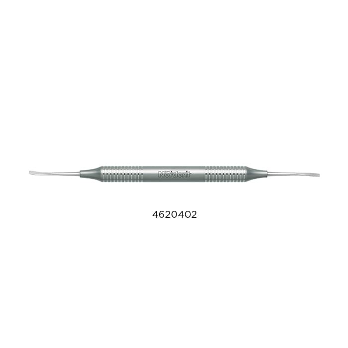 Nordent Ochsenbein #1-2 Double End Periodontal Chisel, High Carbon Hardened, DuraLite ColorRings Handle, Stainless Steel, Each thumbnail 4