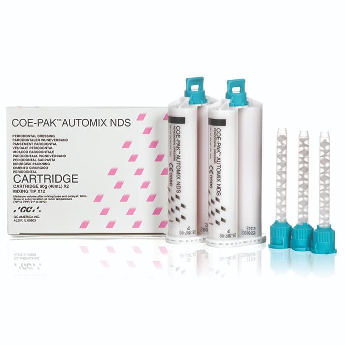 Coe-Pak Automix NDS Periodontal Dressing, 2 x 50 mL Double Barrel Cartridges, 12 Mixing Tips, #135003 thumbnail 14