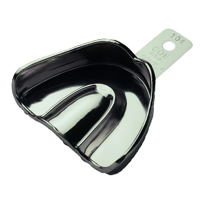 GC America COE Nickel-Plated Solid Impression Trays, Regular, Full Set of 8 (#101, #104, #107, #109, #120, #121, #122, #124), 8/Pkg, 261018 thumbnail 6