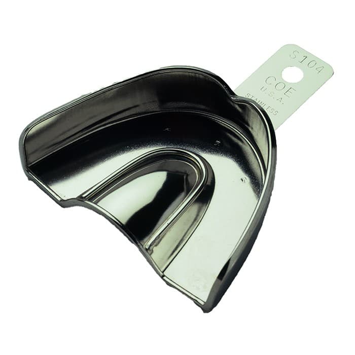 GC America COE Stainless Steel Regular Solid Impression Trays, Full Set of 8 (S101, S103, S104, S105, S107, S120, S121, S122) thumbnail 6
