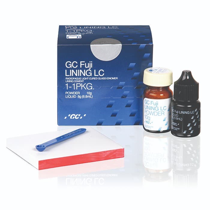 GC Fuji Lining LC Light-Cured Glass Ionomer Liner/Base, 1:1 Intro Package (10 g Powder, 6.8 ml Liquid, Mixing Pad & Spatula), 000021 thumbnail 23