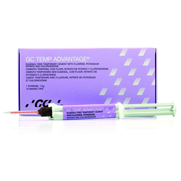 GC Temp Advantage Eugenol-Free Temporary Cement Starter Package, 7.5 g Automix Syringe with 15 Mixing Tips, 136505 thumbnail 27