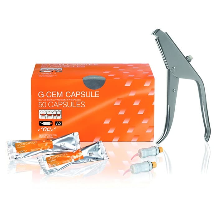 GC G-CEM Self-Adhesive Resin Luting Cement, Capsule Refill, Assorted Shades (A2, Translucent, AO3, BO1), 0.17 mL per Capsule, 50/Bx, 002588 thumbnail 17