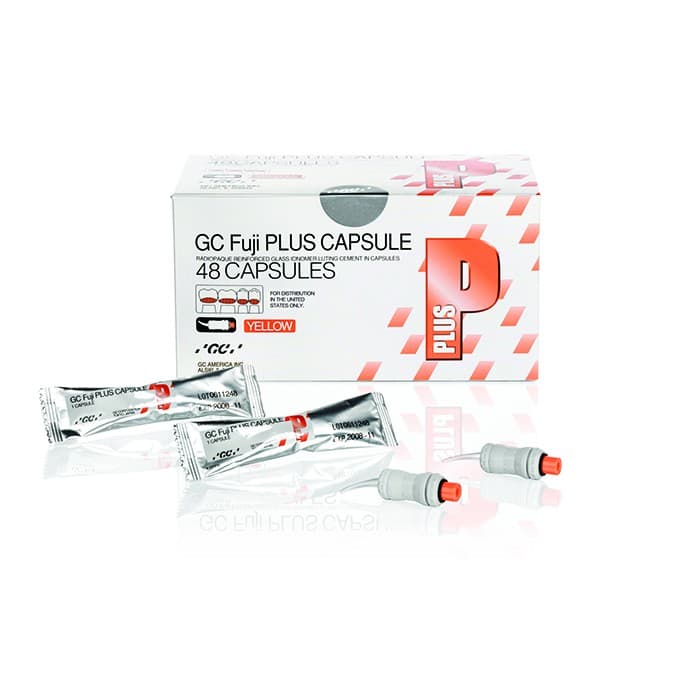 GC Fuji PLUS Resin-Reinforced Glass Ionomer Luting Cement, Powder/Liquid 1:1:1 Kit with Conditioner, 15g Powder, 7ml Liquid, 6.5ml Conditioner, #431011 thumbnail 26