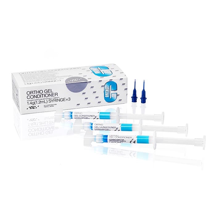 GC America Ortho Gel Conditioner, 20% Polyacrylic Acid, 3 x 1.4 g (1.2 mL) Syringes with 25 Brush Tips, Refill, 003104 thumbnail 20