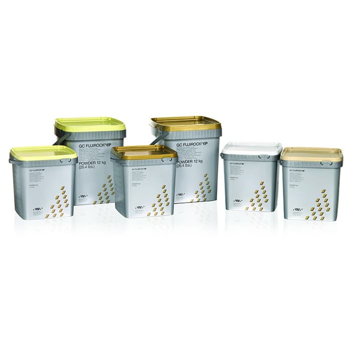 GC Fujirock EP Type IV Die Stone, Classic Line, Golden Brown, 12 kg (26.4 lb) Pail thumbnail 13