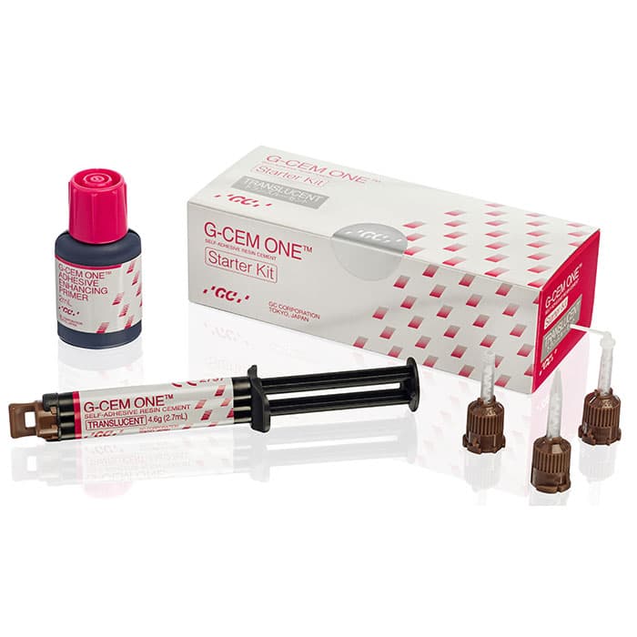 G-CEM ONE Self-Adhesive Resin Cement Single Refill, White Opaque, 4.6 g Syringe with Tips, 013676 thumbnail 20