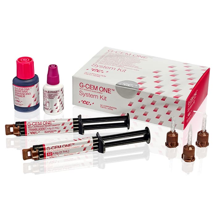 G-CEM ONE Universal System Kit, Translucent & A2 Syringes, 4.6 g Each, with G-Premio BOND and G-Multi PRIMER, #10037117 thumbnail 10
